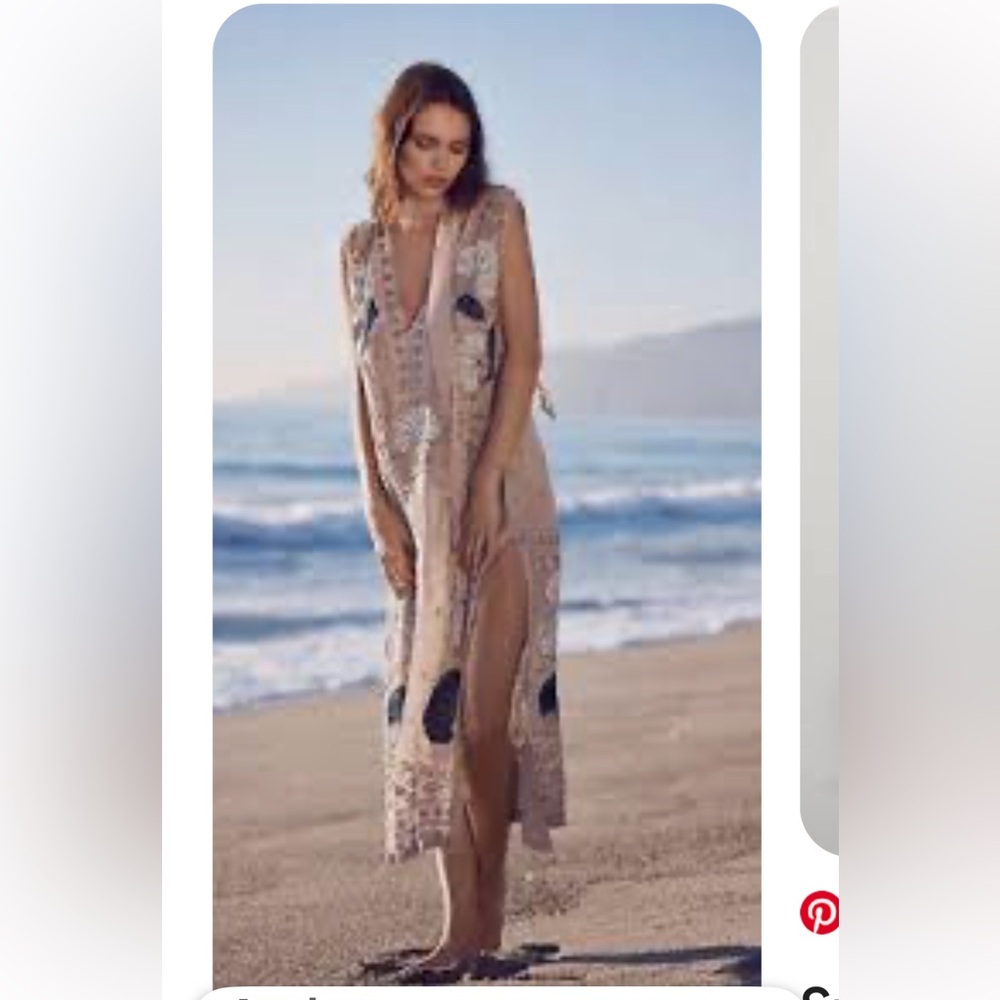 Free People Elegant Sleeveless  Dress